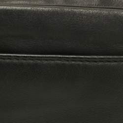 Pre Owned Bottega Veneta Black Leather Convertible Pouch