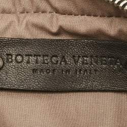 Pre Owned Bottega Veneta Black Leather Convertible Pouch