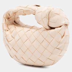 Pre Owned Bottega Veneta Brown Candy Nappa Intrecciato Jodie