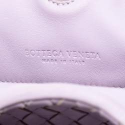 Pre Owned Bottega Veneta Purple Large Nappa Intrecciato Campana Hobo