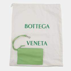 مملوكة مسبقًا Bottega Veneta Intrecciato Mini Cabas 2Waybag Green Lambskin