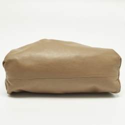 Pre Owned حقيبة بوتيغا فينيتا ذا تشين باوتش جلد بيج