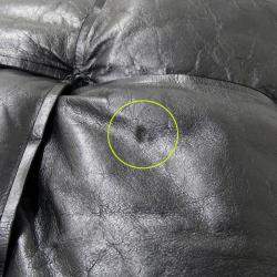 Pre Owned Bottega Veneta Maxi Intrecciato Tote Bag In Calfskin Squash Black