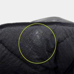 Pre Owned Bottega Veneta Maxi Intrecciato Tote Bag In Calfskin Squash Black