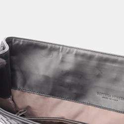 Pre Owned Bottega Veneta Intrecciato Tote Bag Leather Black
