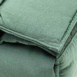 Pre Owned Bottega Veneta Padded Tech Cassette Small Shoulder Bag Khaki Polyamide