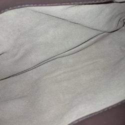 Pre Owned Bottega Veneta Brown Leather Mesh Olympia Bag