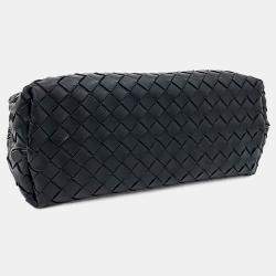 Pre Owned Bottega Veneta Black Leather Andiamo Medium
