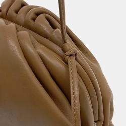 Pre Owned Bottega Veneta Brown Leather Butter Calf Crossbody Bag