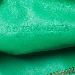 Pre Owned Bottega Veneta Jodie Green Intrecciato Leather Hobo