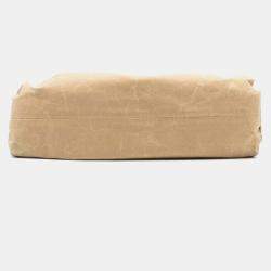 Pre Owned Bottega Veneta Brown Kraft Paper The Pouch