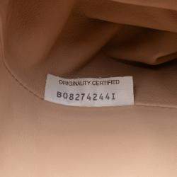 Pre Owned Bottega Veneta Brown Lambskin The Pouch