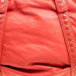Pre Owned Bottega Veneta Magma Plume Leather Duffle Bag