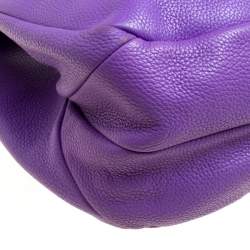 مملوكة مسبقًا Bottega Veneta Purple Leather Hobo
