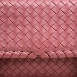 مملوكة مسبقًا Bottega Veneta Pink Intrecciato Leather Olimpia Shoulder Bag