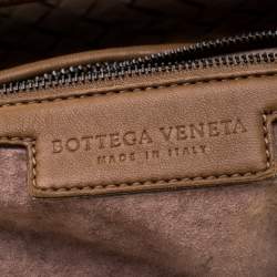 Pre Owned Bottega Veneta Ombre Intrecciato Leather Large Veneta Hobo