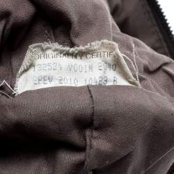 Pre Owned Bottega Veneta Dark Brown Intrecciato Leather Pouch
