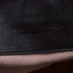 Pre Owned Bottega Veneta Black Intrecciato Leather Satchel