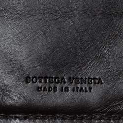 مملوكة مسبقًا محفظة بوتيغا فينيتا كونتيننتال جلد انترشياتو بنية
