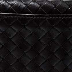 مملوكة مسبقًا محفظة بوتيغا فينيتا كونتيننتال جلد انترشياتو بنية