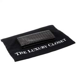 مملوكة مسبقًا محفظة بوتيغا فينيتا كونتيننتال جلد انترشياتو بنية