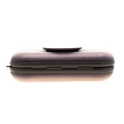 Pre Owned Bottega Veneta Black/Light Beige Leather Sphere Palazzo Knot Clutch