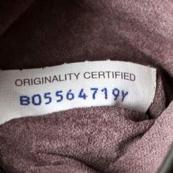 Pre Owned  حقيبة كروس بوتيغا فينيتا جلد بنمط أنترشياتو رصاصية داكنة