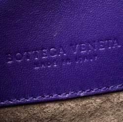 مملوكة مسبقًا حقيبة يد بوتيغا فينيتا جلد انترشياتو بنفسجية