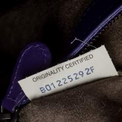 مملوكة مسبقًا حقيبة يد بوتيغا فينيتا جلد ان ترشياتو بنفسجية