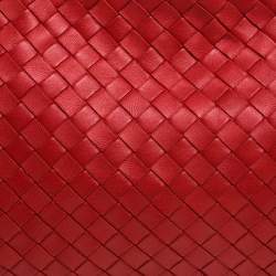 Pre Owned حقيبة كتف بوتيغا فينيتا ديو جلد نابا أنترشياتو حمراء