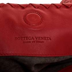 Pre Owned حقيبة كتف بوتيغا فينيتا ديو جلد نابا أنترشياتو حمراء
