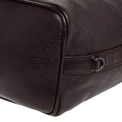 Pre Owned Bottega Veneta Brown Leather Shoulder Bag