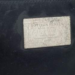 Pre Owned  Bottega Veneta Black Intrecciato Leather Medium Cabat Tote