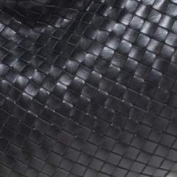 Pre Owned Bottega Veneta Nero Intrecciato Leather Small Loop Bag