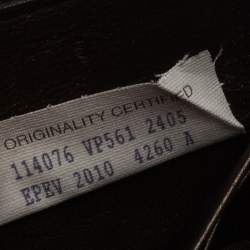 مملوكة مسبقًا Bottega Veneta Dark Brown Intrecciato Trimmed Leather Wallet