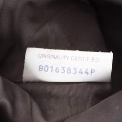 Pre Owned Bottega Veneta Black Intrecciato Leather Ayers Butterfly Clutch