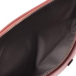 Pre Owned محفظة بوتيغا فينيتا بسحاب مزدوج جلد أنترشياتو وردية 