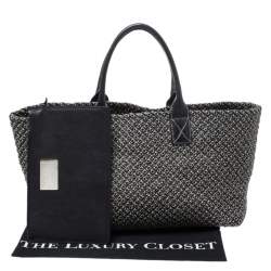 مملوكة مسبقًا حقيبة يد بوتيغا فينيتا  كابات 191/500 إصدار محدود متوسطة جلد مغزولة رصاصية داكنة