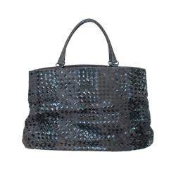 Pre Owned  Bottega Veneta Brown Intrecciato Leather Large Tote Bag