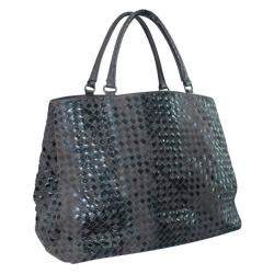 Pre Owned  Bottega Veneta Brown Intrecciato Leather Large Tote Bag