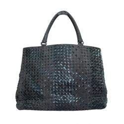 Pre Owned  Bottega Veneta Brown Intrecciato Leather Large Tote Bag