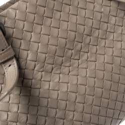 Pre Owned Bottega Veneta Grey Leather Cesta Tote