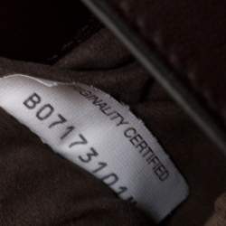 مملوكة مسبقًا Bottega Veneta Burgundy/Black Leather Piazza Top Handle Bag