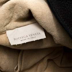 Pre Owned حقيبة يد بوتيغا فينيتا يد مضفرة جولي جلد بيضاء