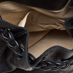 Pre Owned حقيبة يد بوتيغا فينيتا يد مضفرة جولي جلد بيضاء