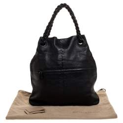 Pre Owned حقيبة يد بوتيغا فينيتا يد مضفرة جولي جلد بيضاء