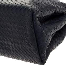 مملوكة مسبقًا Bottega Veneta Blue Intrecciato Leather Small Roma Tote