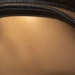 Pre Owned Bottega Veneta Black Patent Leather Envelope Clutch