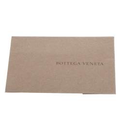 Pre Owned Bottega Veneta Black Intrecciato Leather Flap Shoulder Bag