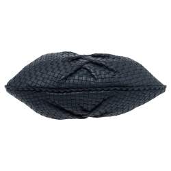 Pre Owned Bottega Veneta Teal Intrecciato Nappa Leather Veneta Hobo